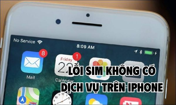 iphone không nhận sim không có dịch vụ