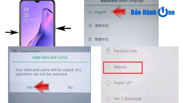 oppo f1s không lên nguồn