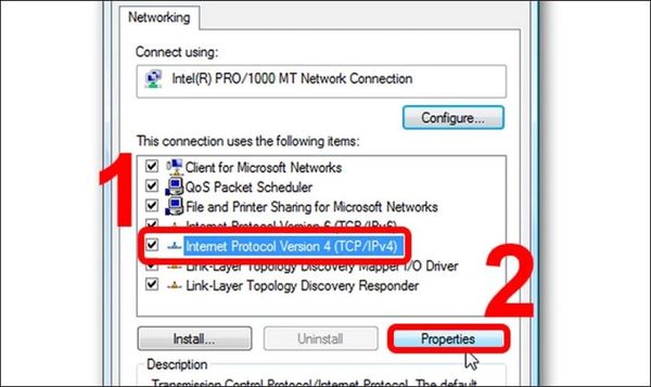 laptop bắt được wifi nhưng không có mạng
