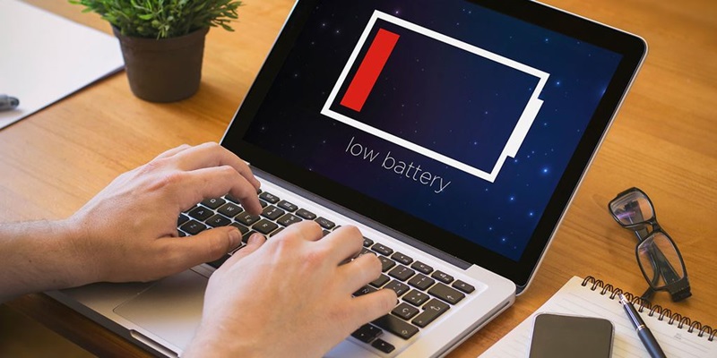 Pin laptop bị tụt nhanh dù không sử dụng nhiều
