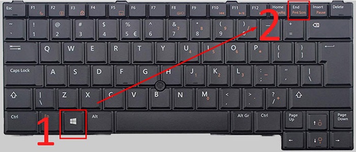 Chụp màn hình máy tính HP bằng phím tắt