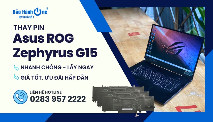 Thay pin laptop Asus ROG Zephyrus G15 (GA502R)