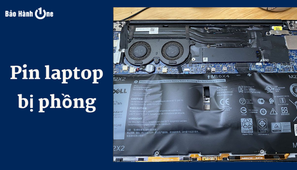 pin laptop bị phồng