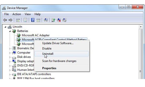 pin laptop lúc sạc lúc không