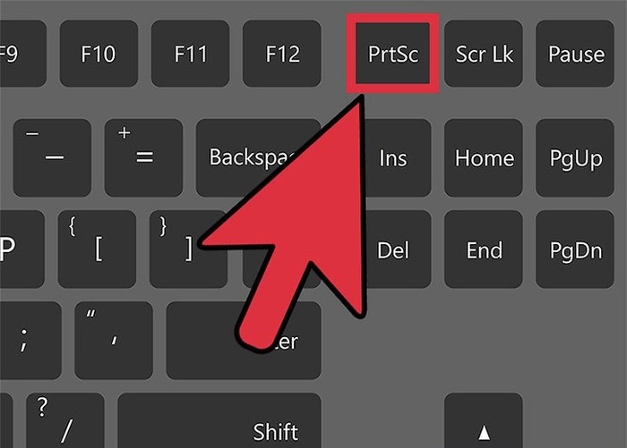 Chụp ảnh màn hình bằng phím Print Screen