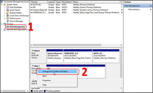 laptop không nhận thẻ nhớ sd máy ảnh