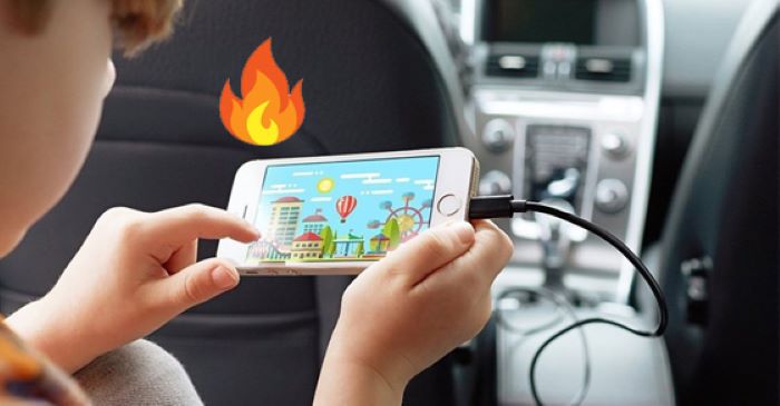 Không dùng điện thoại khi đang sạc