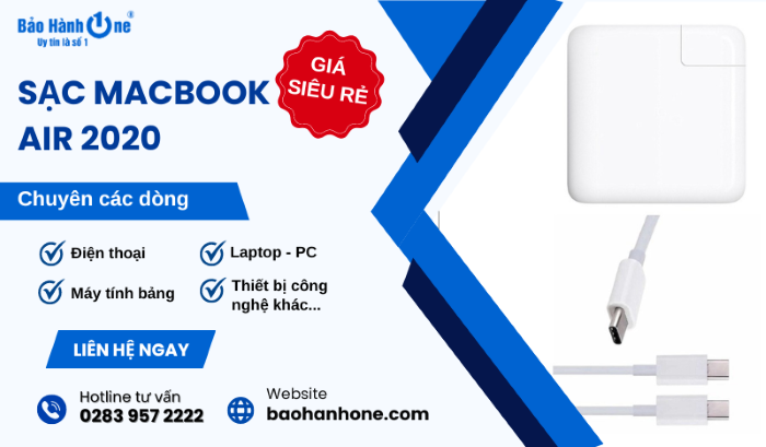 Thay sạc Macbook Air 2020 tại Bảo Hành One