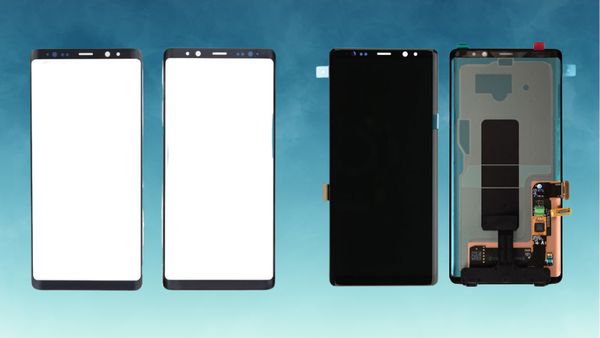 note 8 bể màn hình