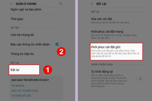 Samsung M54 5G bị sọc màn hình