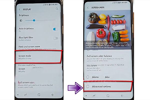 Samsung S10 bị ám màn hình