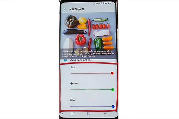 Samsung S10 bị ám màn hình