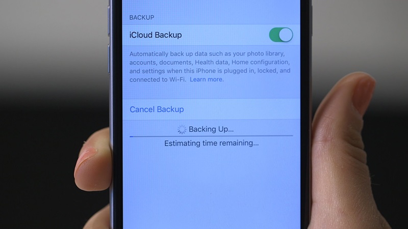 Sao lưu dữ liệu trên điện thoại iPhone