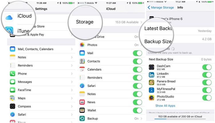 Những điều cần biết về sao lưu iCloud