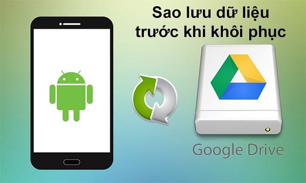 Sao lưu dữ liệu trước khi khôi phục cài đặt gốc