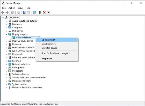 Tải trình điều khiển GPU mới nhất