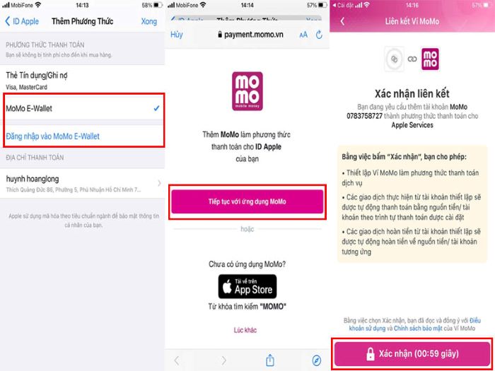 Thanh toán bằng MoMo