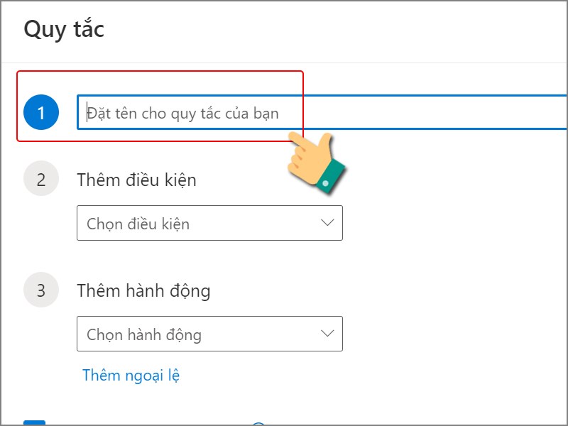 Hướng dẫn cách tạo rule chuyển tiếp email đến thư mục trong Outlook trên trình duyệt web