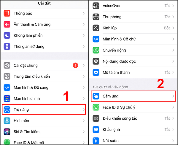 Tắt nút home ảo trên iPhone