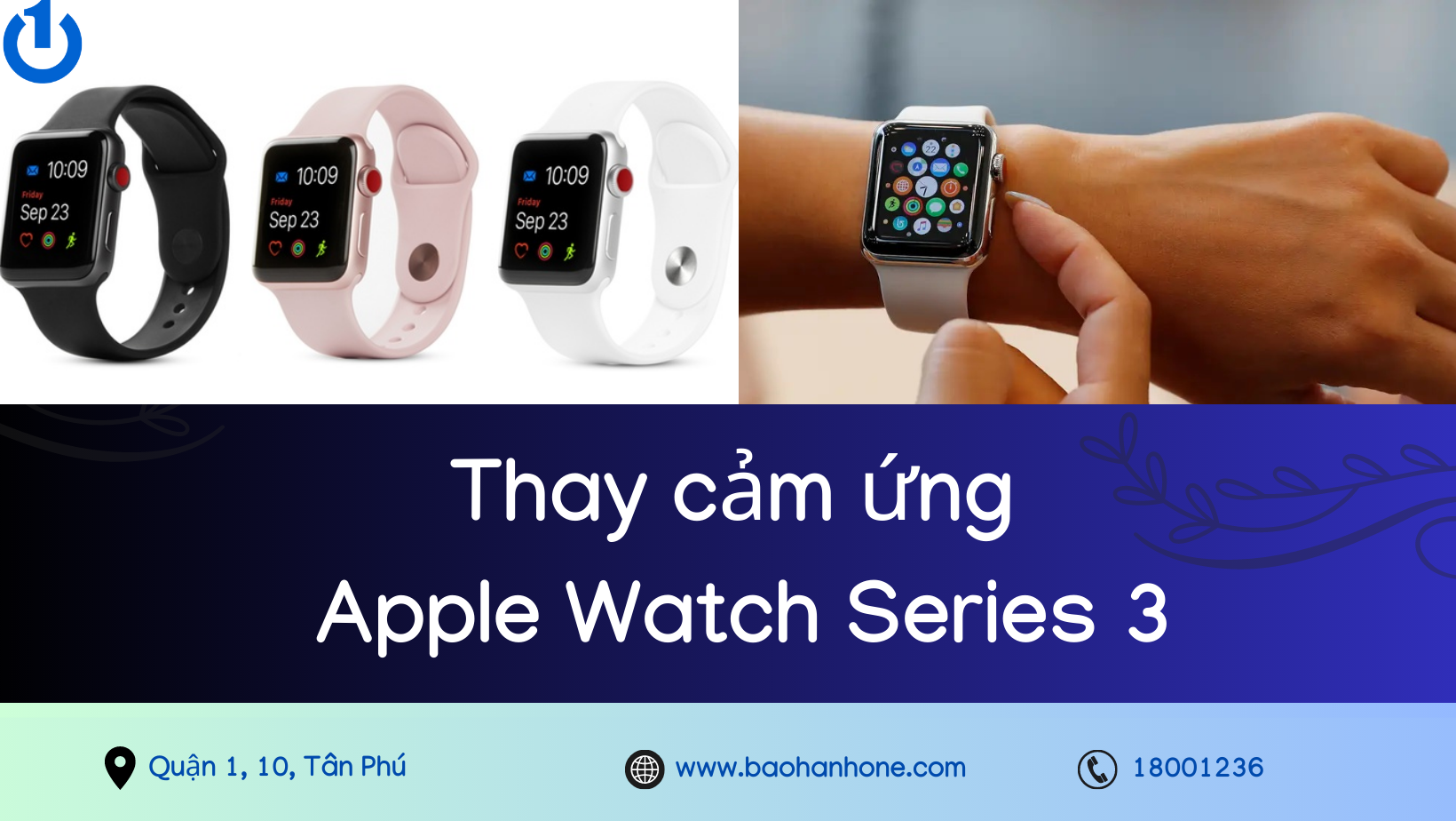 thay cảm ứng Apple Watch Series 3