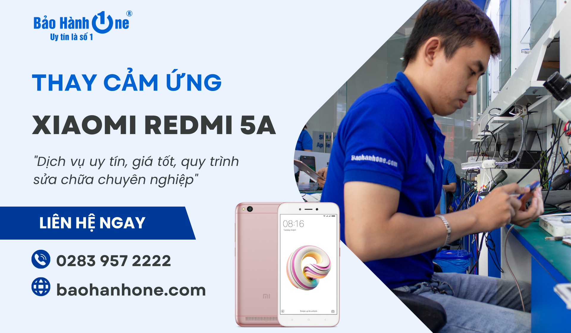 Thay Cảm Ứng Xiaomi Redmi 5A