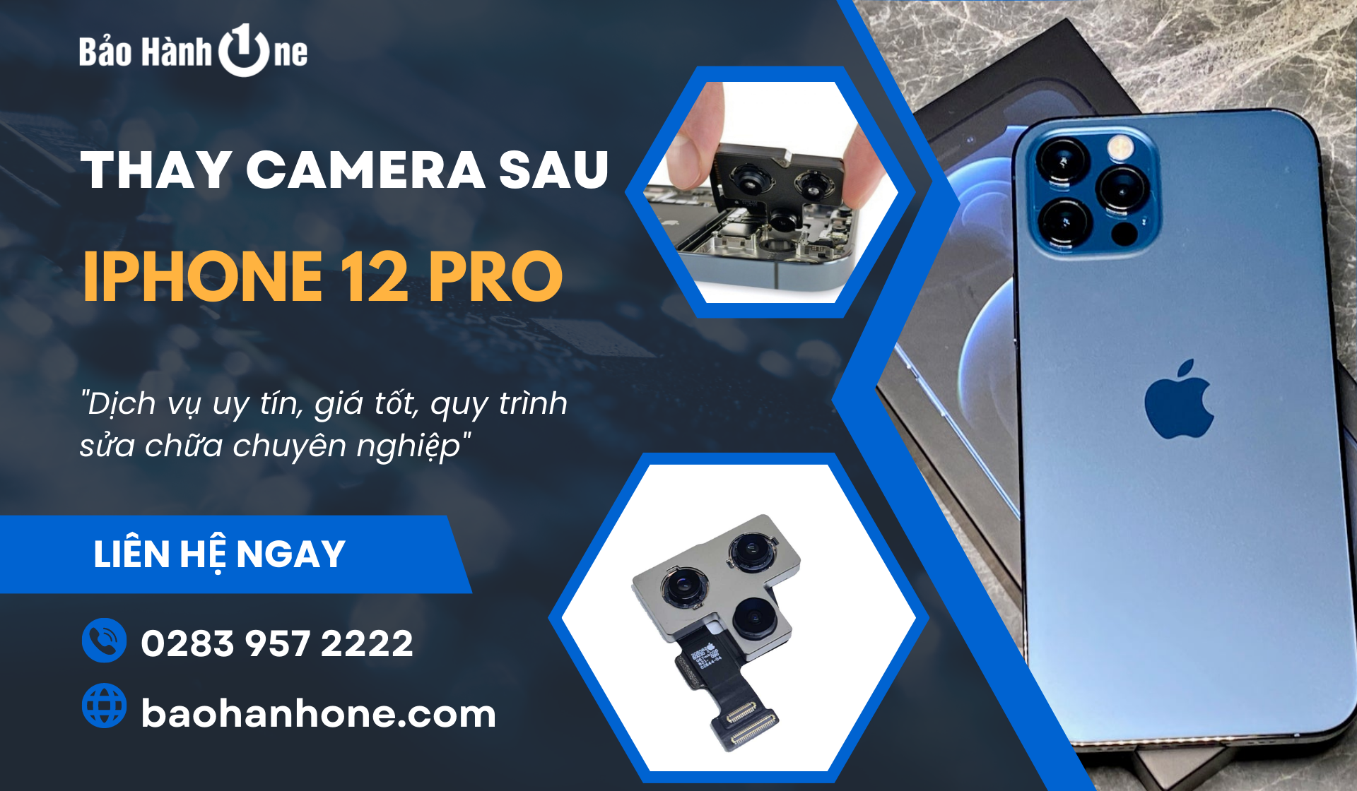 Thay camera sau iPhone 12 Pro