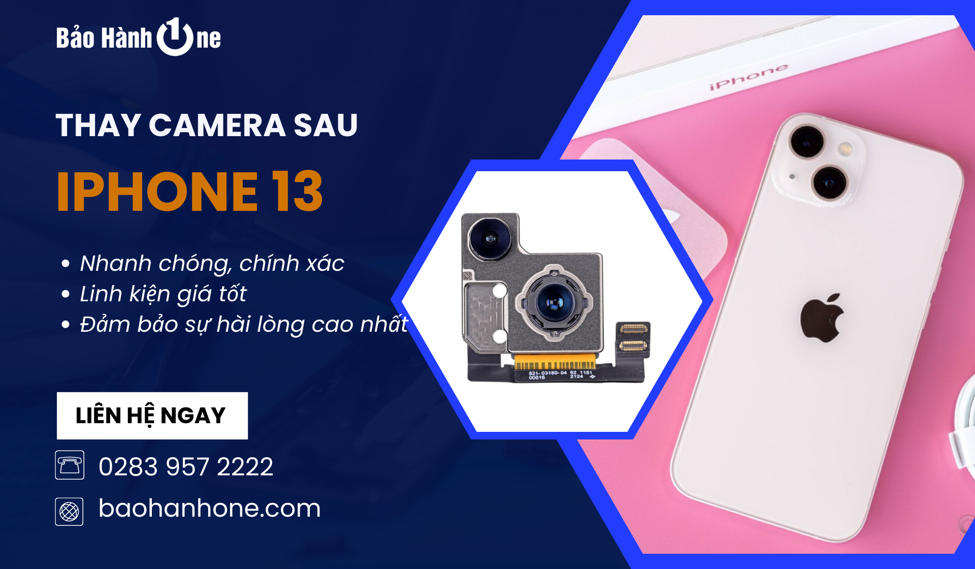 Thay Camera Sau iPhone 13