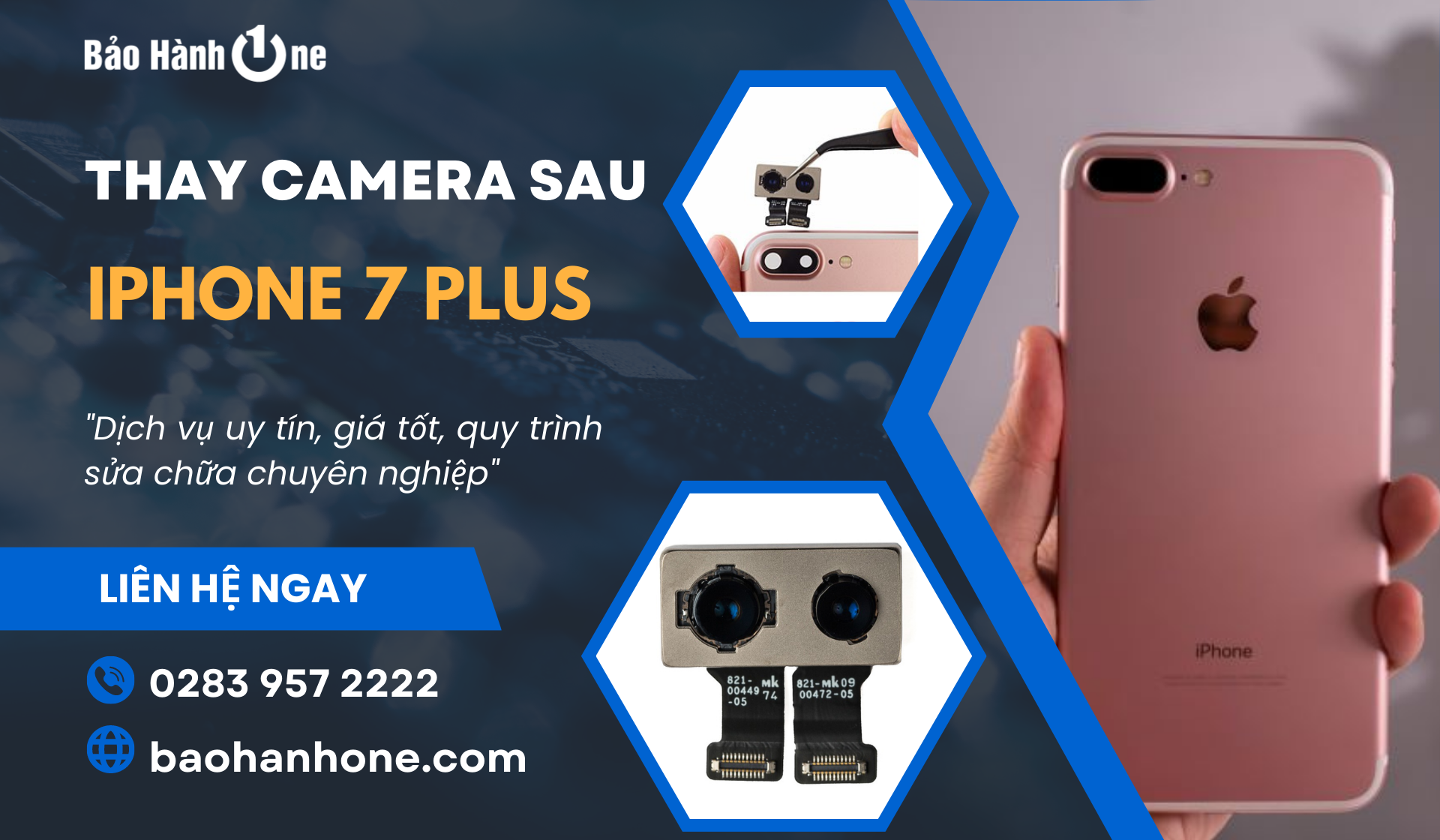 Thay Camera Sau iPhone 7 Plus