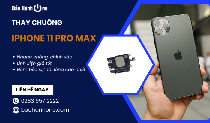 Thay chuông iPhone 11 Pro Max tại Bảo Hành One