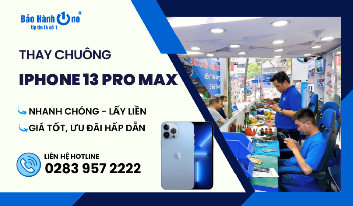 Thay Chuông iPhone 13 Pro Max tại Bảo Hành One