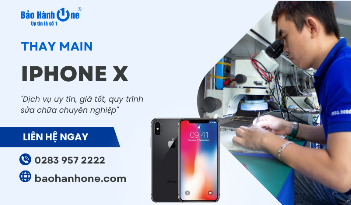 Thay main iPhone X tại Bảo Hành One