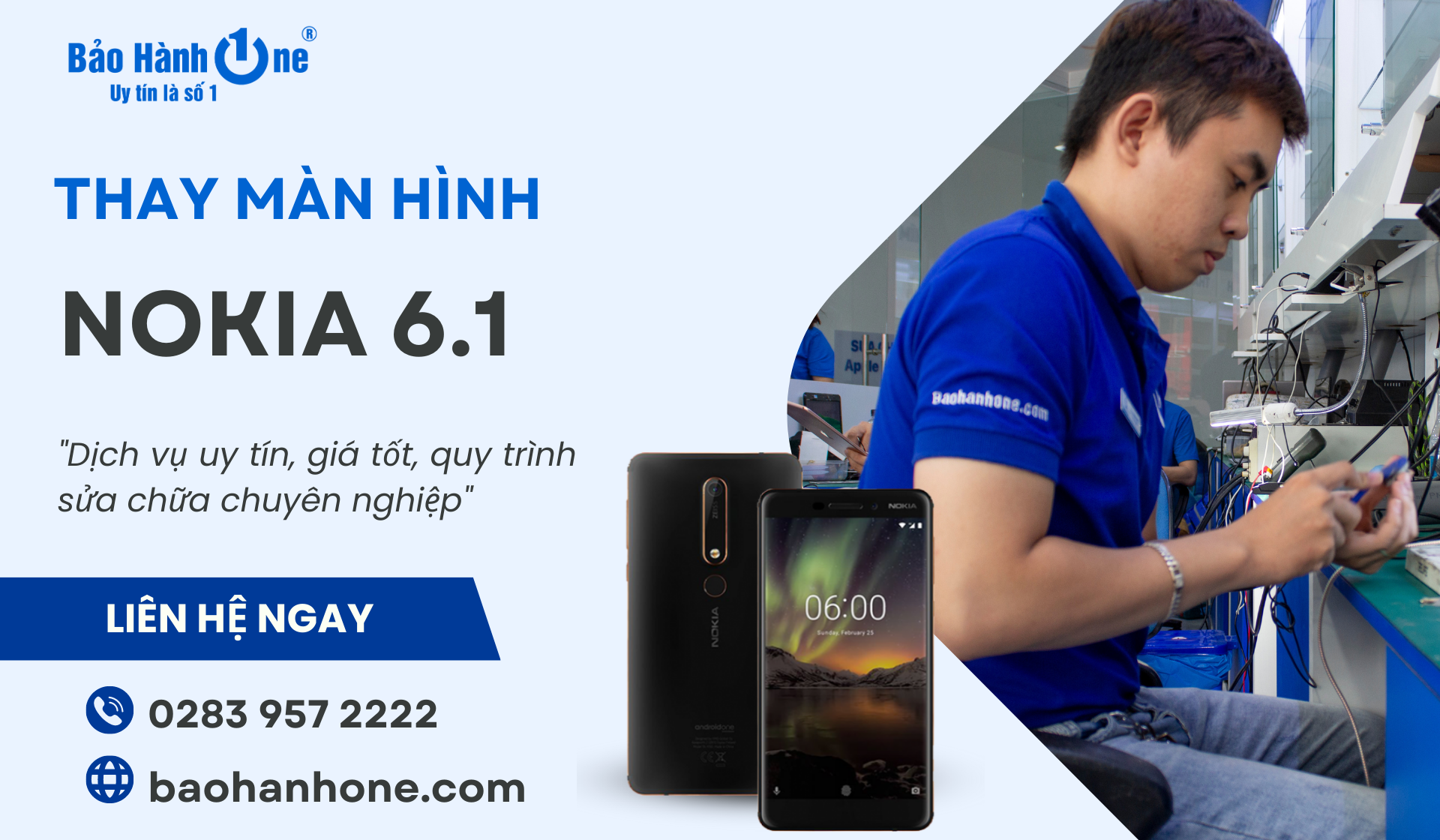 Thay Màn Hình Nokia 6.1