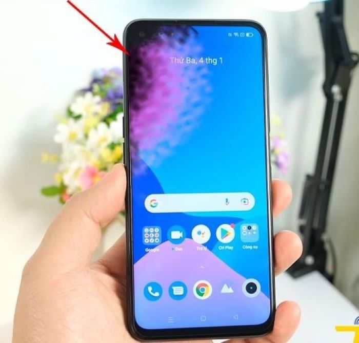 Màn hình Realme V23 5G bị chảy mực
