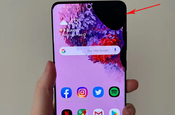 Màn hình Samsung Galaxy A24 5G bị chảy mực