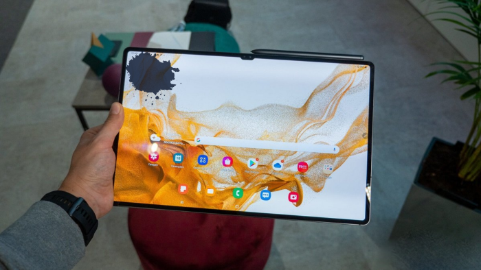 Màn hình Samsung Galaxy Tab S8/S8+ bị chảy mực