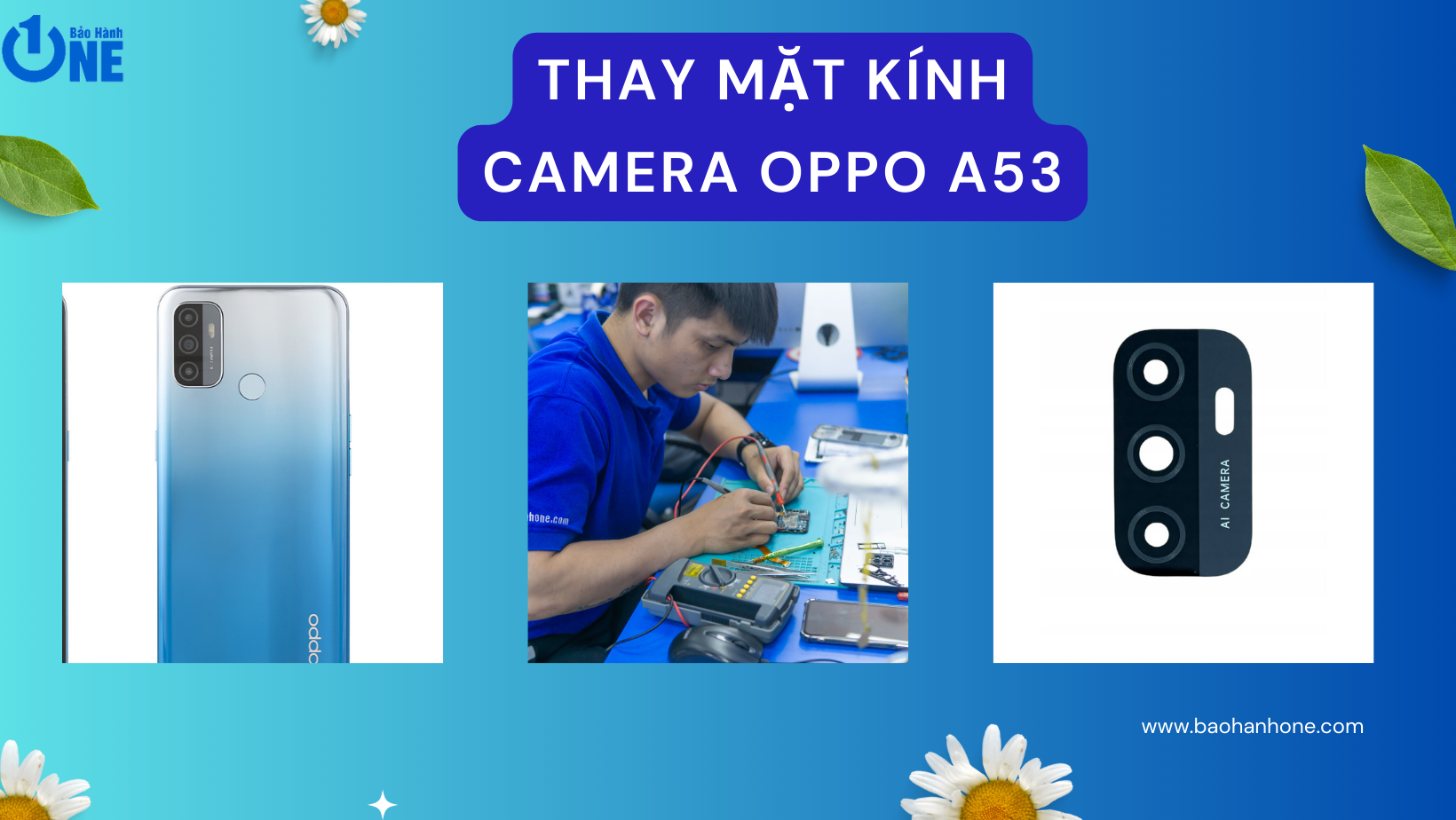 Thay Mặt Kính Camera Oppo A53
