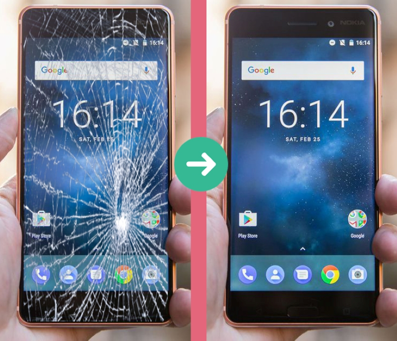 Thay Màn Hình Nokia 6.1