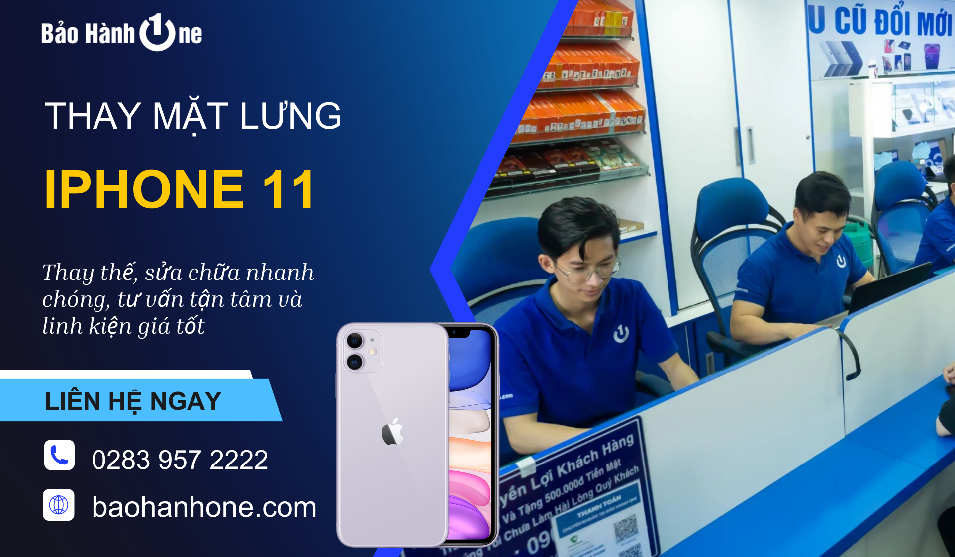 Thay Mặt Lưng iPhone 11