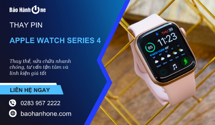 Thay pin Apple Watch Series 4 tại Bảo Hành One