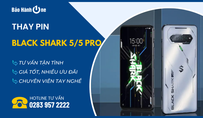 Thay pin Black Shark 5/5 Pro tại Bảo Hành One