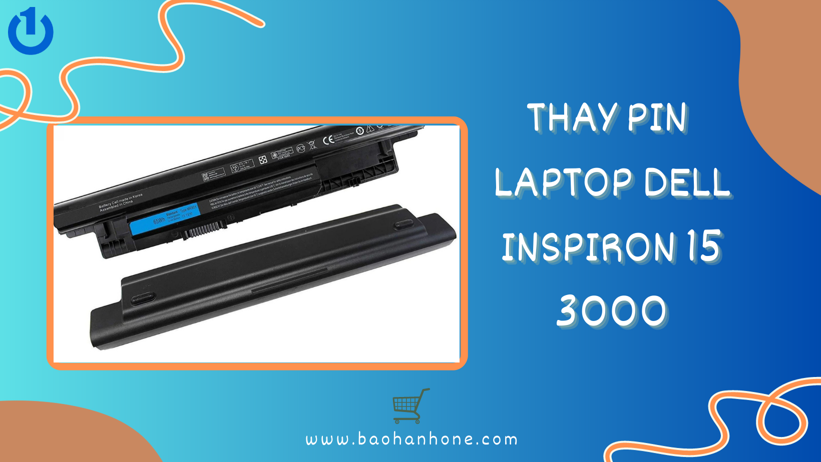Thay Pin Dell Inspiron 15 3000