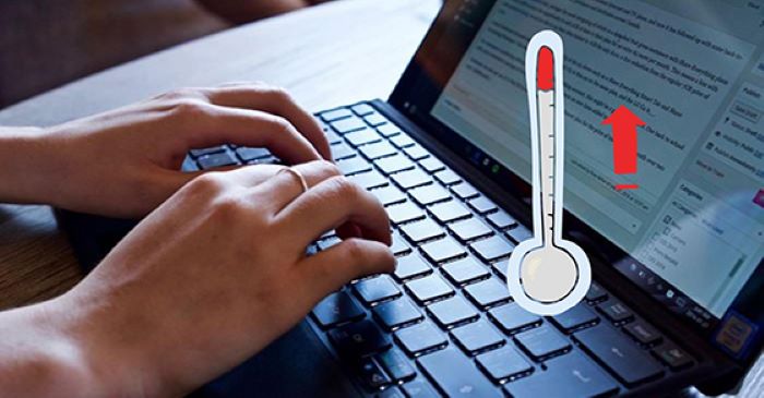 Pin hỏng có thể khiến laptop bị nóng quá mức