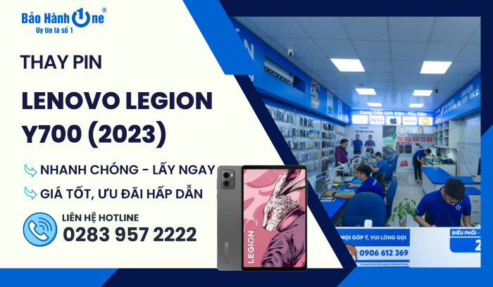 Thay pin Lenovo Legion Y700 (2023) tại Bảo Hành One