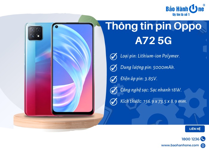 Thay Pin Oppo A72 5G