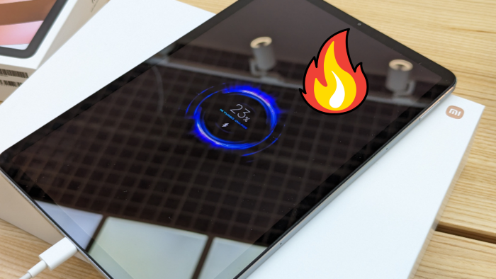 Xiaomi Pad 5/5 Pro bị nóng quá mức khi sạc pin