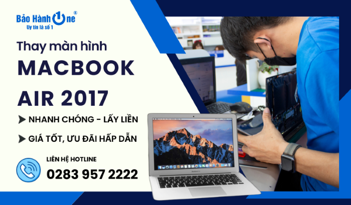 thay màn hình macbook air 2017