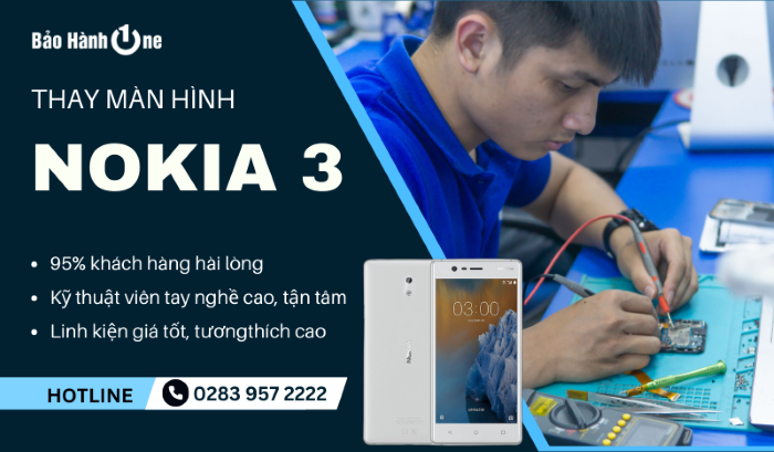 thay màn hình nokia 3