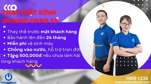 Thay mặt kính Oppo F9 tại Bảo Hành One