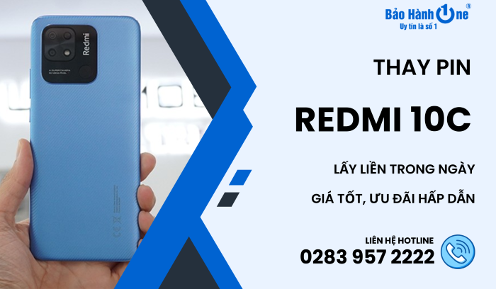 Thay pin Redmi 10C tại Bảo Hành One