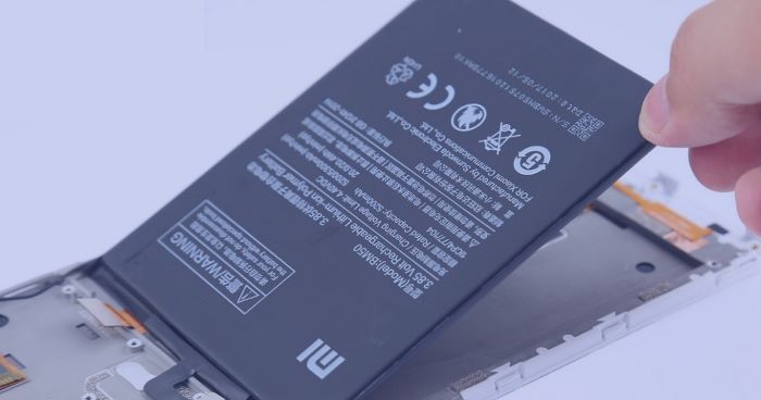 Pin Redmi 10C bóc máy